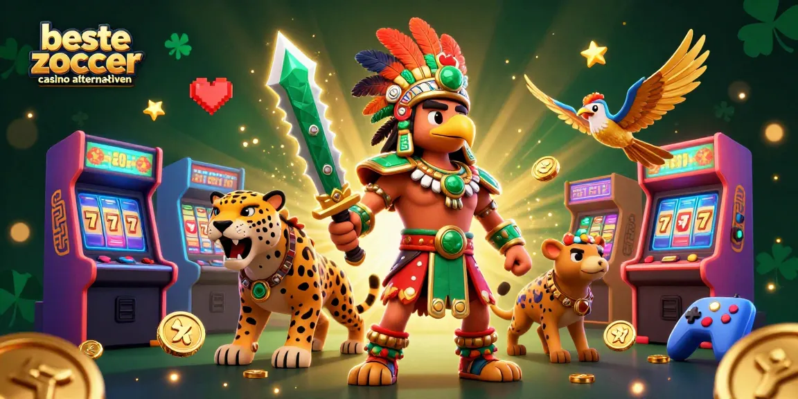 Spielen Sie in den besten Zoccer Casino Alternativen mit einem farbenfrohen, dynamischen 3D-Slots-Szenario.